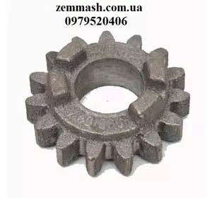 Зубчатка (шестерня) редуктора сеялки СЗ-3,6 (Z=15) СУВ 104А Зубчатка (шестерня) редуктора сеялки СЗ-3,6 (Z=15) СУВ 104А
