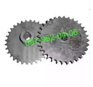 Звездочка привода вала к/прив. под шплинт (z=32, t=15.875) СЗ-3,6 н/о Звездочка привода вала к/прив. под шплинт (z=32, t=15.875) СЗ-3,6 н/о