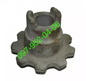 Звездочка среднего вала контрпривода СЗ-3,6 (Z=9, t=31.75) с/о Звездочка среднего вала контрпривода СЗ-3,6 (Z=9, t=31.75) с/о