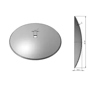 Диск краснянка гладкий бдвп (бор) Диск краснянка гладкий бдвп (бор)