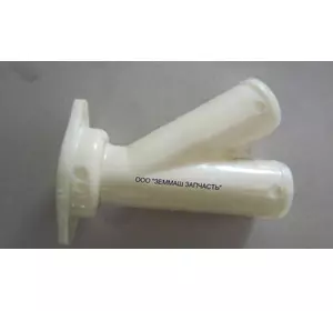 Трубка грядиля сошника на два семяпровода (тройник пластмас.) СЗМ-4 (Велес-Агро) Трубка грядиля сошника на два семяпровода (тройник пластмас.) СЗМ-4 (Велес-Агро)