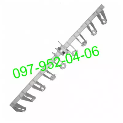 Вал механизма навески сошников (левый, квадратный 42х42мм) СЗ-3,6