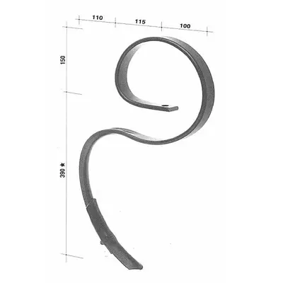 Стойка культиватора S-образная