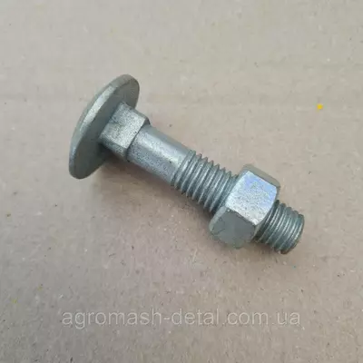Болт крепления вкладыша поводка к раме М12х55 СЗ
