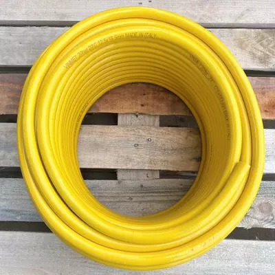 Шланг на опрыскиватель 12,5х3 желтый усиленный 20 BAR Agroplast WAZ 12,5 Ż |226716|