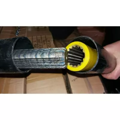 Вал карданный 6×8 шлицевой крестовина 27×74 усиленный 80см